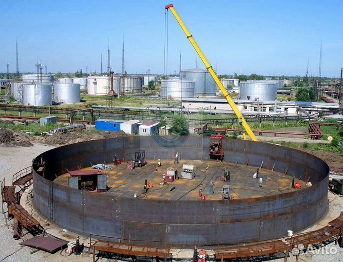 Резервуар от завода 800 м3 и более. рвс
