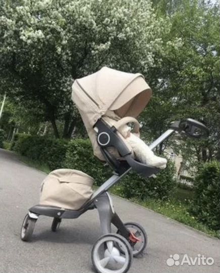 Коляска stokke + зимний кит полный комплект