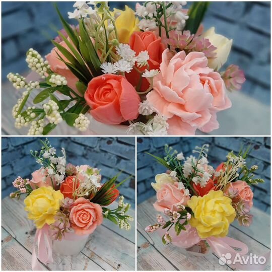 Неувядающий букет из мыла