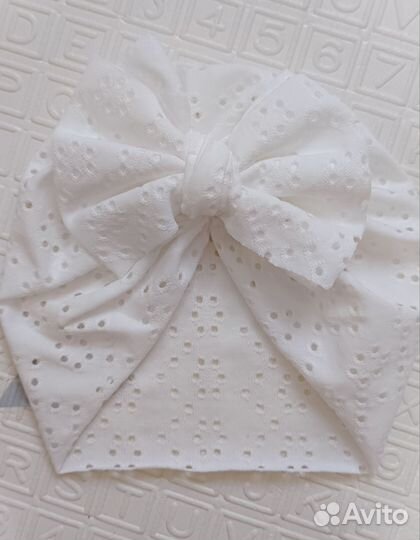 Шапочка-тюрбан для девочки