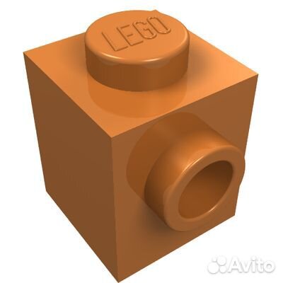 Деталь Лего 87087 Brick, Modified 1 x 1 with Stud