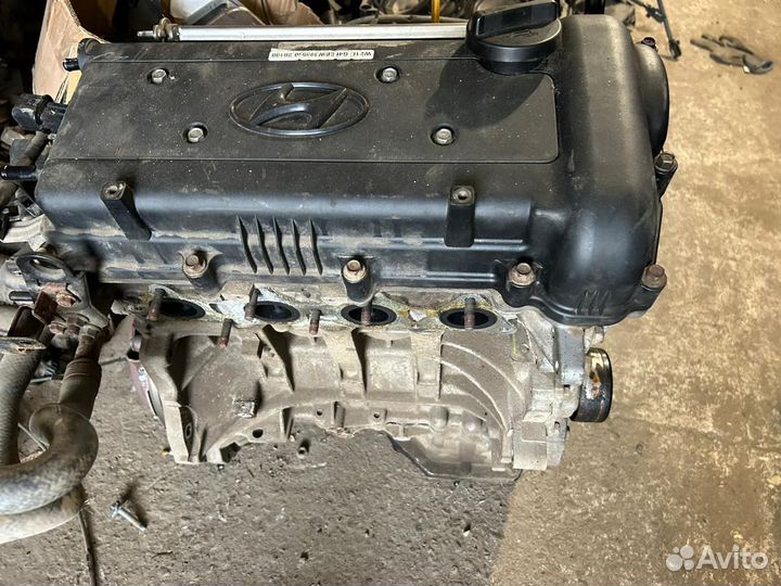 Двиготель Hyundai solaris