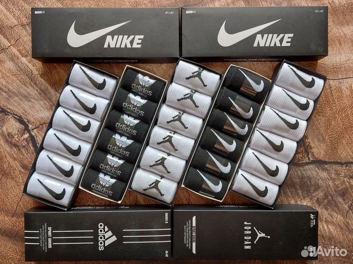 Носки Nike Reebok Lacoste Jordan