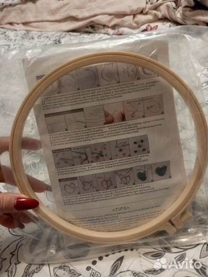 Набор для вышивания гладью новый