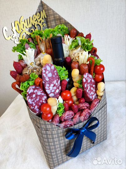 Мужские букеты съедобные