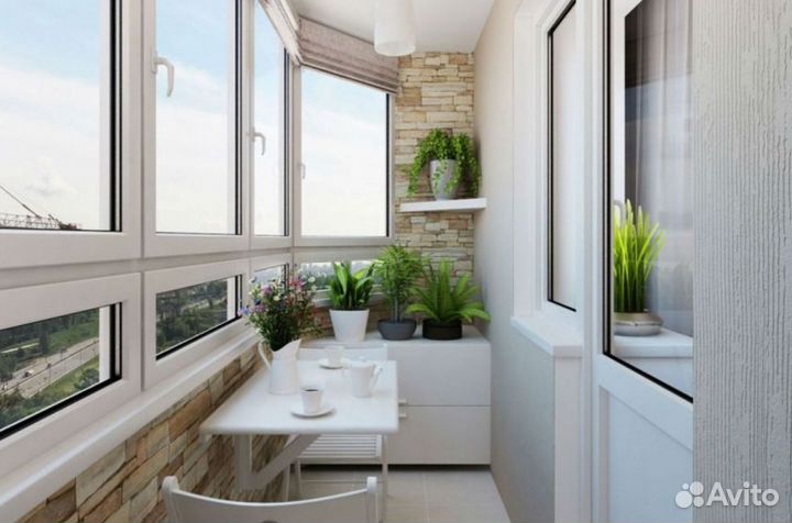 Окна на балкон