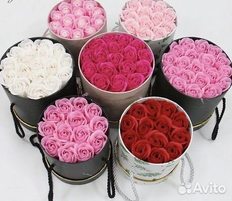 Мыльные цветы ассорти