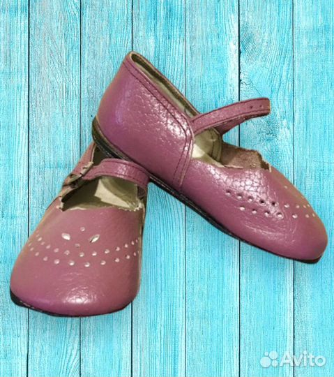 Туфли детсткие кожаные СССР 70-х годов