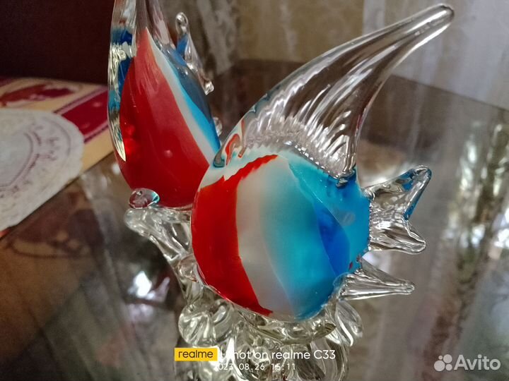 Статуэтка из стекла для интерьера