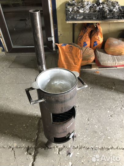 Печка для охоты и рыбалки, для плова и ухи