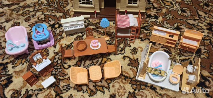 Sylvanian Families домик с мебелью