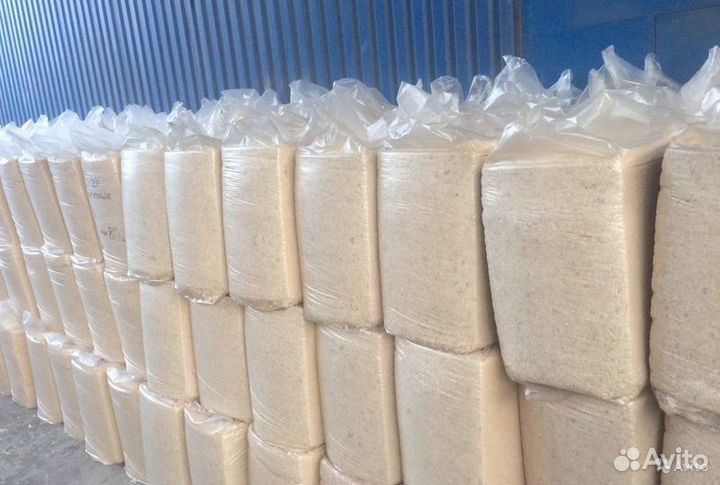 Стружка древесная в брикетах