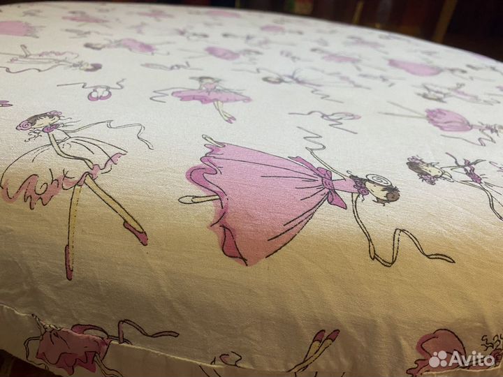 Детский круглый ортопедический матрас и простыни