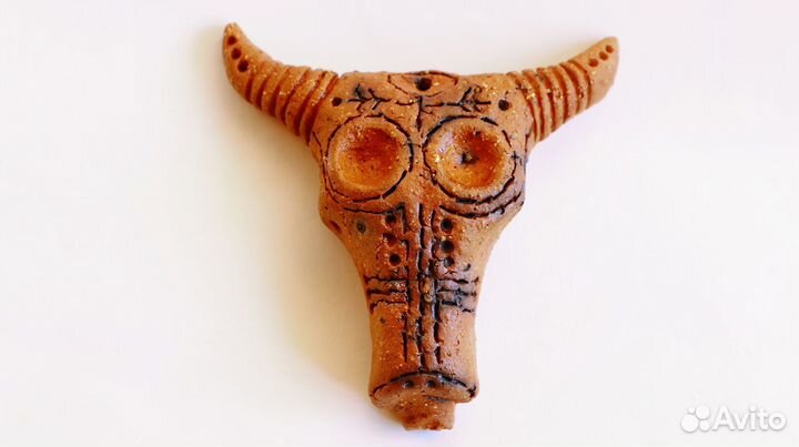 Свистулька. Череп Буйвола