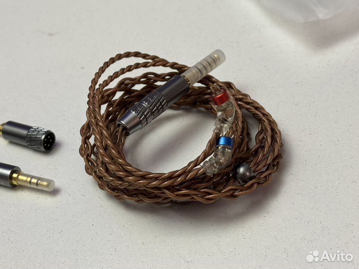 Модульный медный кабель для наушников 2pin