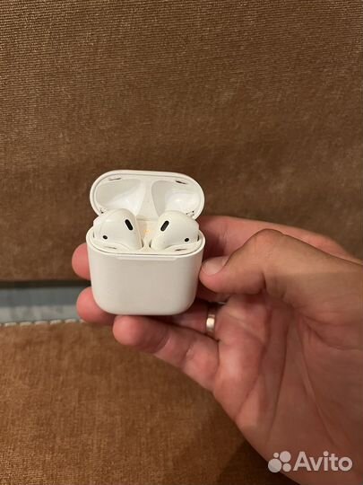 Наушники earpods и кейс