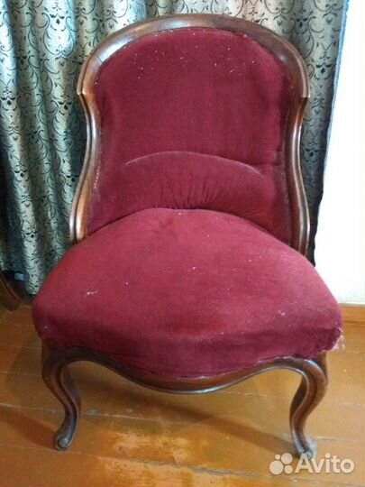 Кресло полукресло антик под реставрацию бу