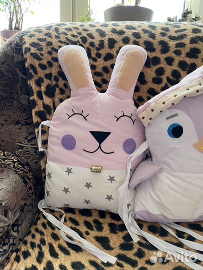 Бортики в детскую кроватку