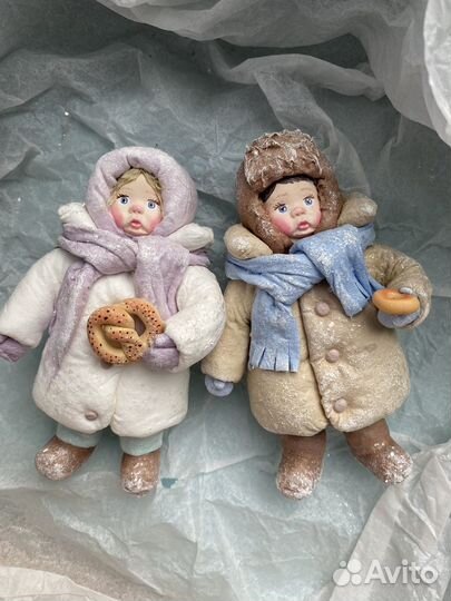 Ватные елочные игрушки (доставка)