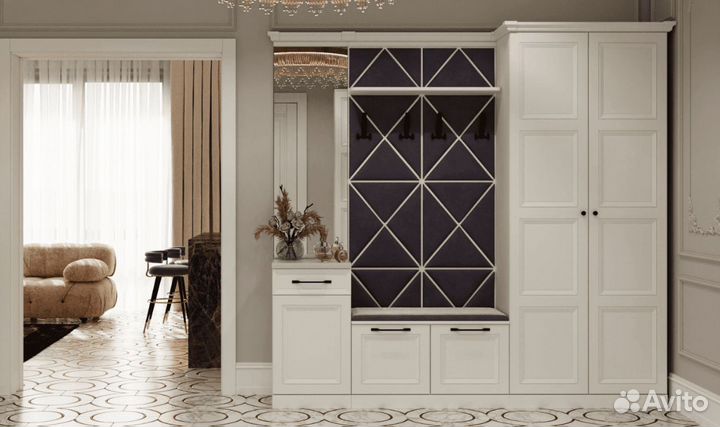 Модульная прихожая каталея мдф,эмаль