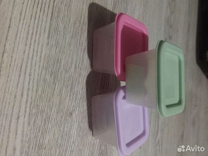 Ёмкость для продуктов квадратная 0,15 л