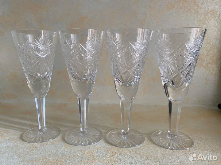 Фужеры хрустальные СССР