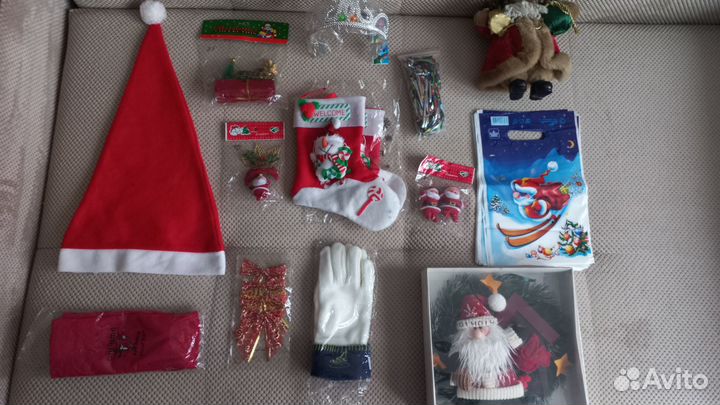 Новогодняя шапка Деда Мороза (Новая)