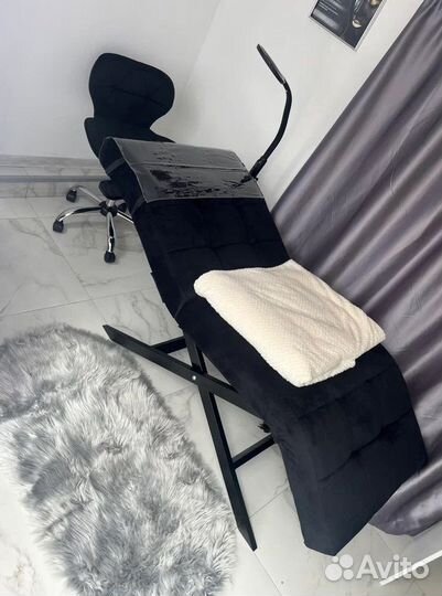 Кушетка анатомическая Квадрат с регулировками изголовья и ног