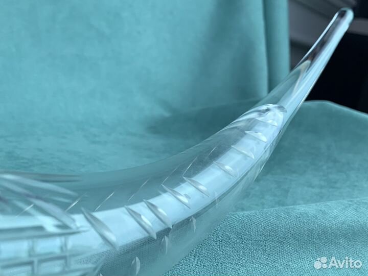 Хрустальная ваза рог СССР