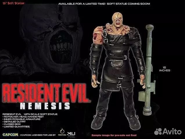 Nemesis Resident Evil Action Figure capcom