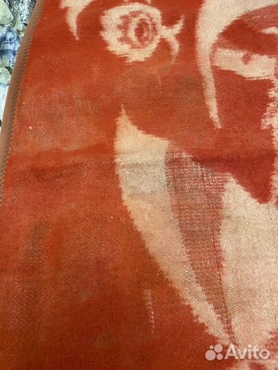 Детские одеяло шерсть СССР и пододеяльник