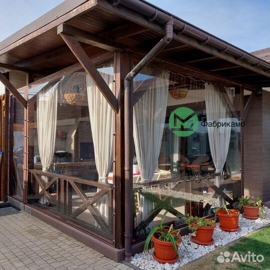 Мягкие окна на веранду от производителя арт 321
