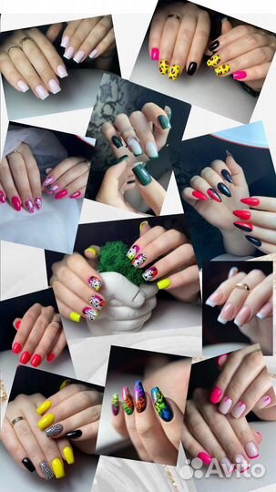 Наращивание, коррекция ногтей, маникюр