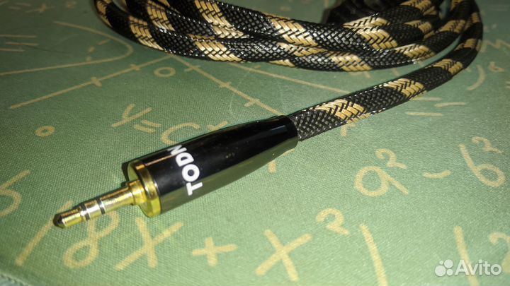 Todn HiFi 3,5 мм jacк - 2RCA AUX 2метра