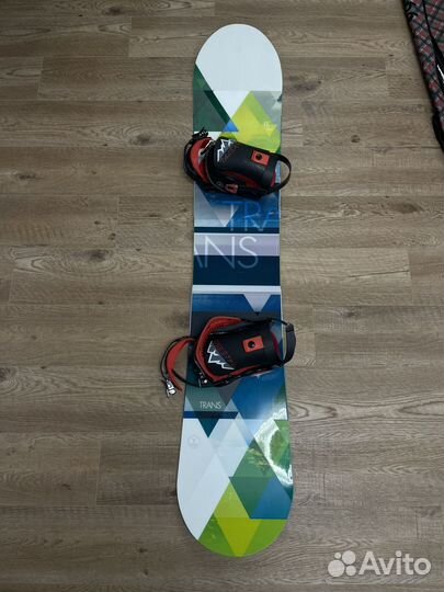 Сноуборд trans 2023 168w с крепоениями