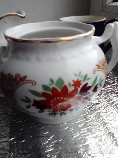 Молочник сахарница СССР Вербилки