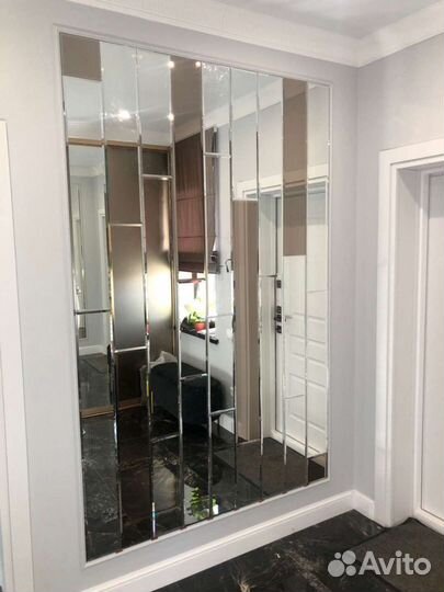 Зеркало, зеркальное панно, стекло по размерам