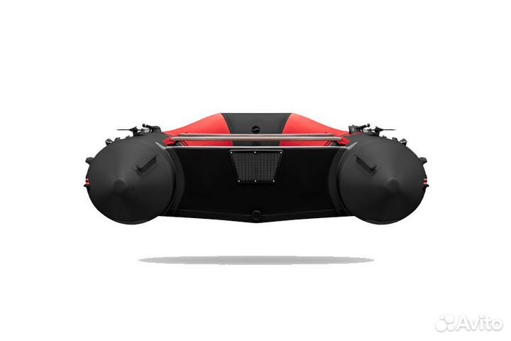 Лодка Gladiator B 330; красно-черная