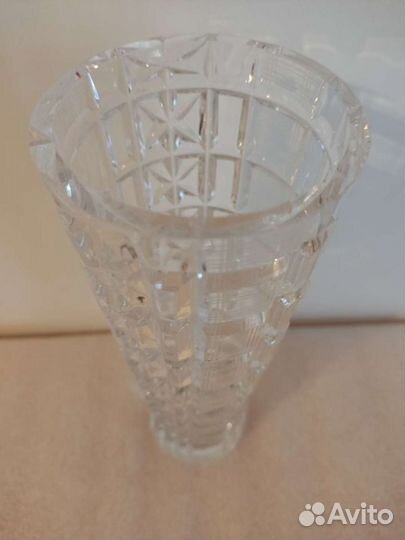 Ваза. Хрусталь. СССР. 22,5 х 8 см