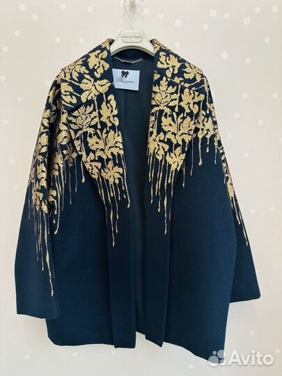 Пальто кокон пижак кейп