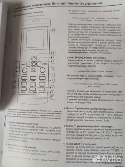 AUX пульт универсальный кондиционер