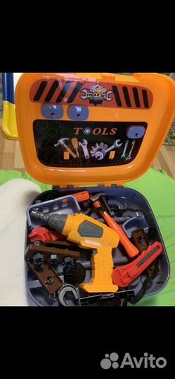 Набор чемодан инструментов детский