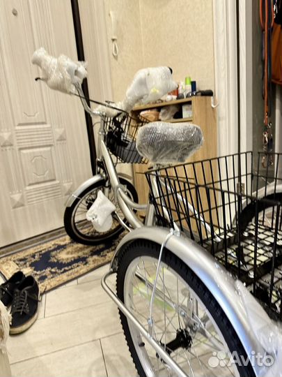 Электрический трехколесный велосипед