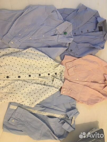 Рубашки а на мальчика 110 (5 штук)