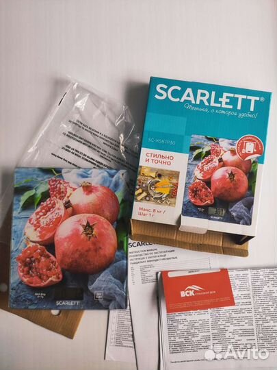 Кухонные весы scarlett sc