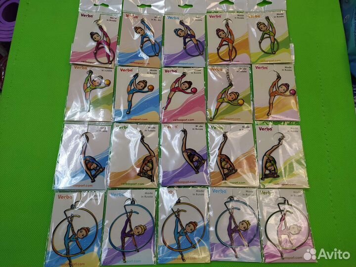 Брелок для художественной гимнастики тематический