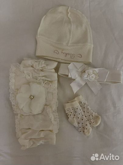 Комплект на выписку для девочки лето