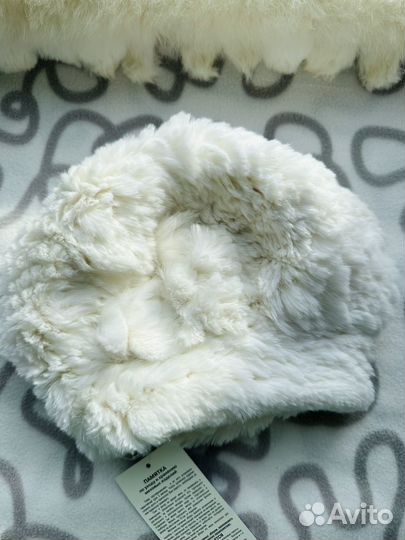 Берет новый мех кролика