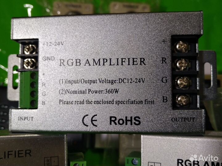 Усилитель в металлическом корпусе