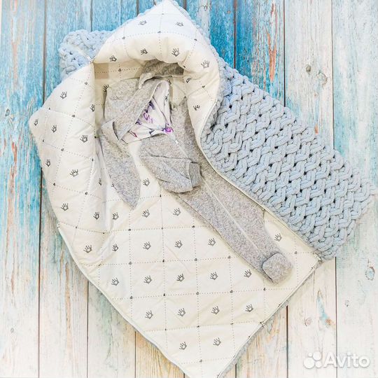 Зимний конверт в коляску